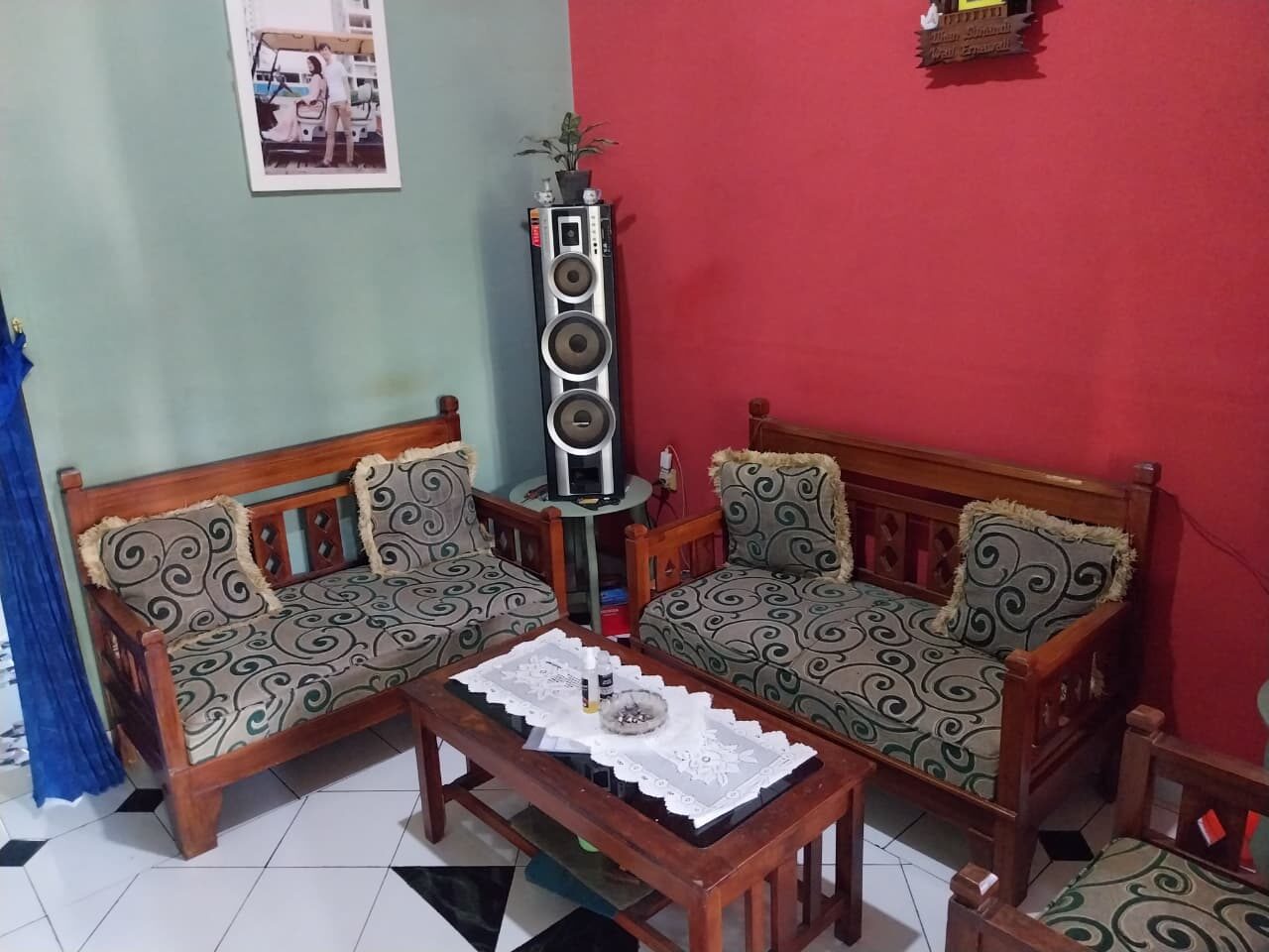 Ruang tamu Homestay Ibu Wati