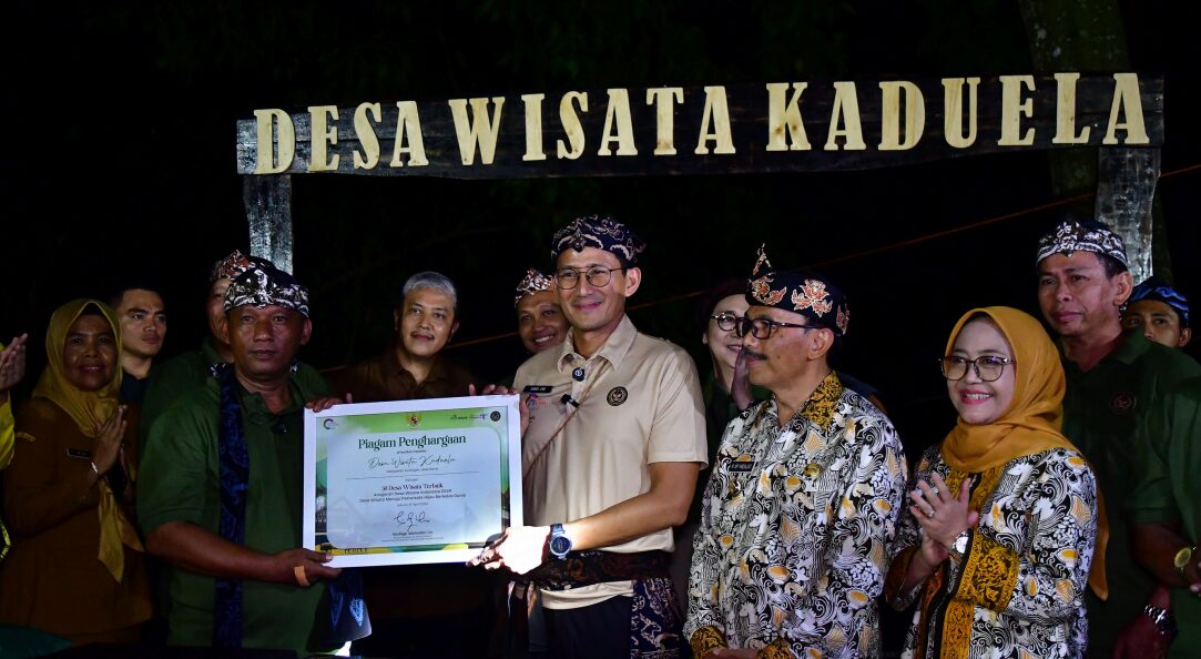 Dokumentasi penghargaan Anugerah Desa Wisata Indonesia
