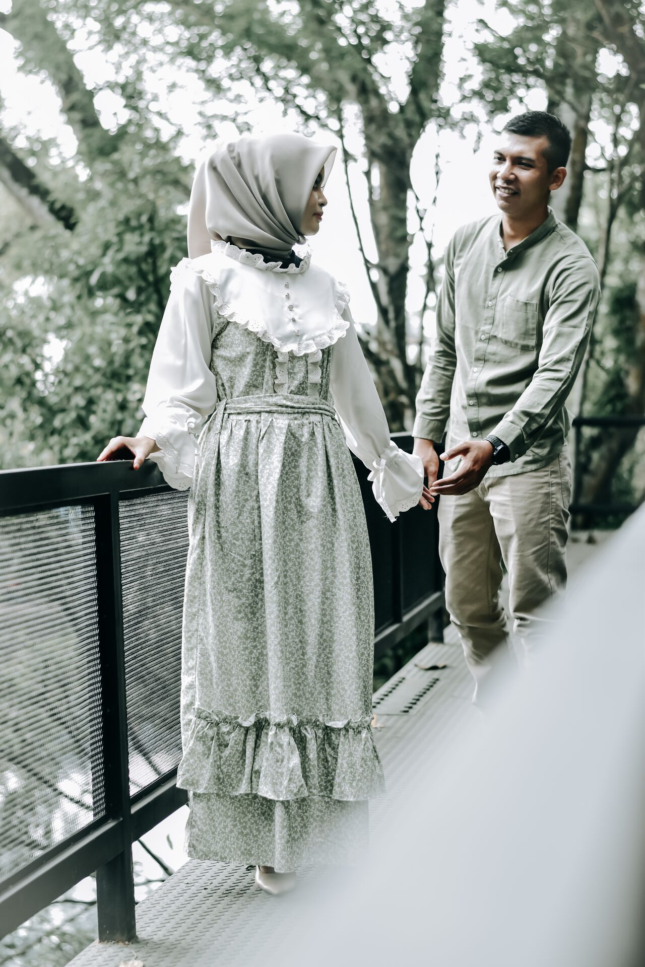 Suasana alami menjelang sore